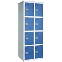Taquilla metálica 4 Puertas. Módulo de 2 cuerpos. Med.: 1800x530x520 mm. Desmontado